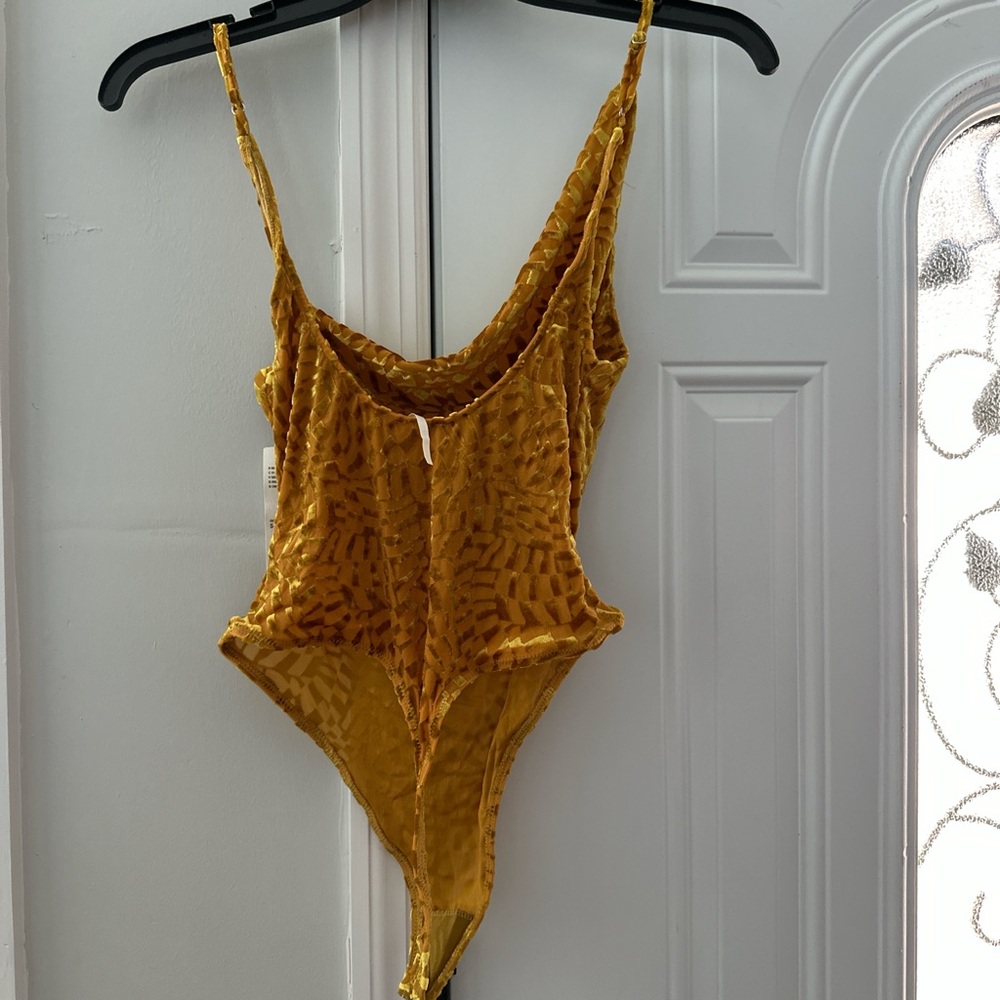 Urban Outfitters Gold Bodysuit